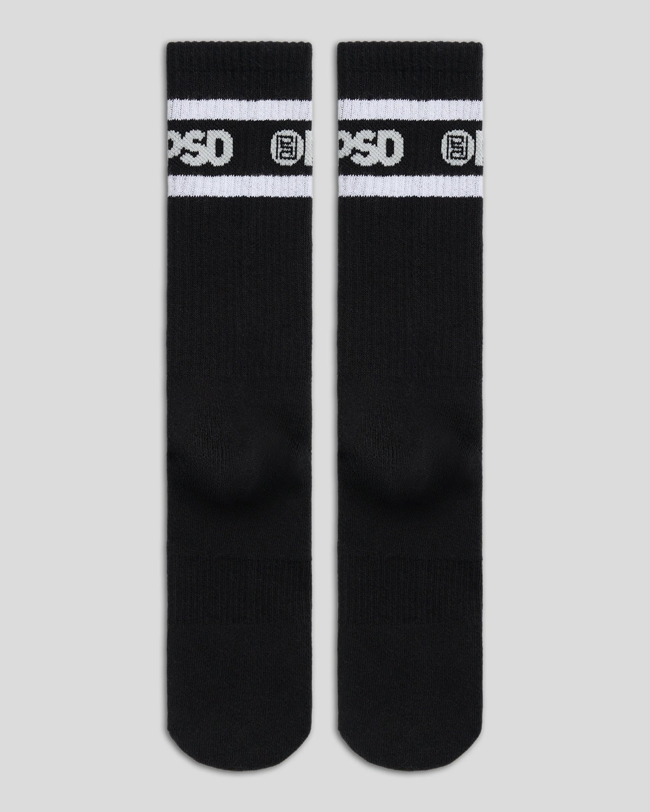 3 PACK - LOGO STRIPE CREW - BLACK - Image 4